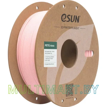 Пластик eSUN PETG-Matte (1.75 мм, 1 кг, персиковый розовый)